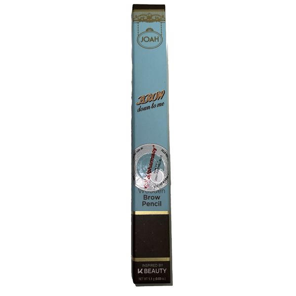 JOAH Brow Down To Me Brow Pencil (JBWP03/DARK BROWN) Wooden Pencil (New/Sealed)