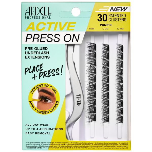 Ardell Active Press On Preglued Underlash Clusters - Pump'n, 1-pack