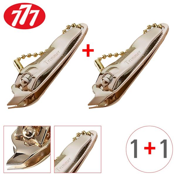 [1+1] 777 Three Seven Cuticle Trimmer (CT-118FG 1P + 1P) Nail Clipper Cuticle Removal Side Clipper Nail Clipper Nail Filer