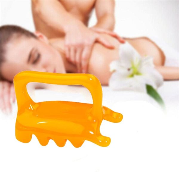 Handheld Massager, Neck Shoulder Back Resin Massager Guasha Tools, Stress Relief Relax Body Massage Tool (1pcs)