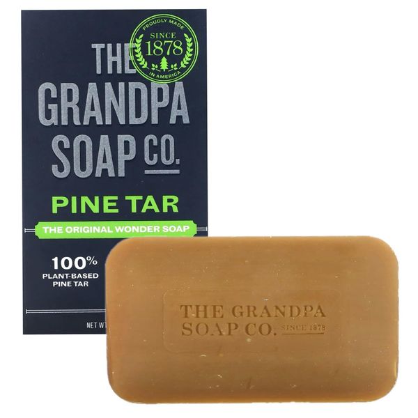 Granpa Soup Pintal Face & Body Soap, Solid Soap, 4.2 oz (120 g)