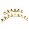 Plastic shogi Pieces Step Heart Back Red in Plastic Case
