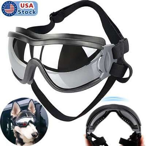 Adjustable Pet Dog Goggles Glasses Snow Windproof UV Protection Sunglasses Eye