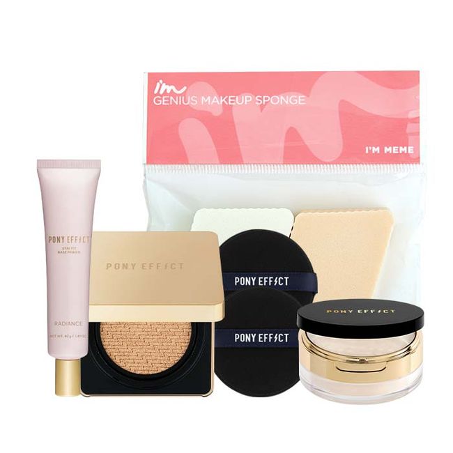 Pony Effect Perfect Cover Tone Up Set 003 Beige Radiance Moist Glow