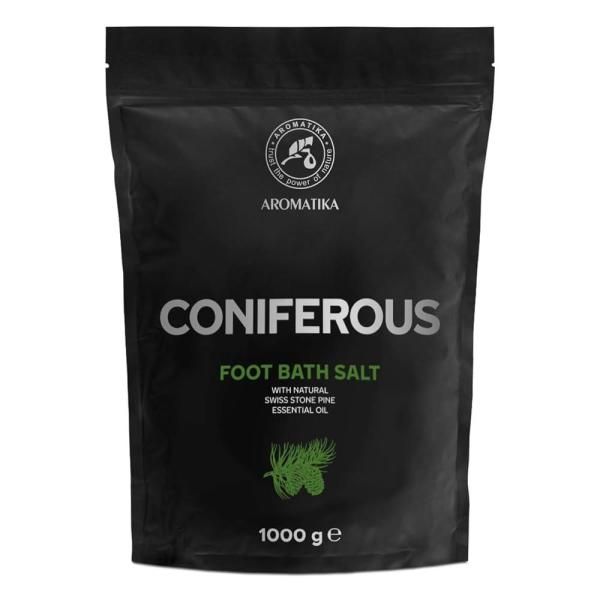 Aromatika Bath Foot Bath Salt Softwood 35 oz (992.2 g) Pedicure Foot Salt Foot with Natural Sea Salt