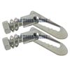 AB Tools 2 x M8 Threaded Antiluce Dropcatch 12.75mm (1/2") Nut Bolt Fasteners Tailgate