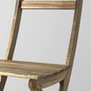 Ikea ASKHOLMEN chair, outdoor, foldable light brown stained