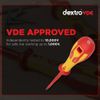 C.K 49144 Dextro VDE Slotted Screwdriver 4.0mm x 100mm