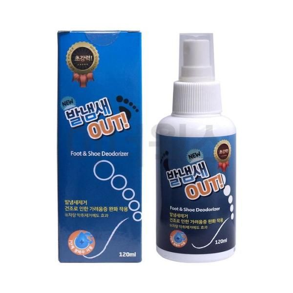 [RGO0MQ20]NEW Foot Odor OUT 120ml Foot Odor Remover Odor Remover