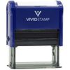 Basic Reconciled Self Inking Rubber Stamp (Blue Ink) - Q-400 2 Pack