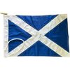 NWFlags Scotland Hand Stitched Flag with Rope & Toggle - 1.5ft x 1ft