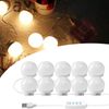 Make Up Mirror Lights 10 LED Kit Bulbs Vanity Light Dimmable Lamp US