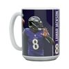 Great Branding Lamar Jackson Motion Baltimore Ravens NFL 15oz Mug