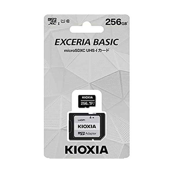 KIOXIA UHS-I 256GB MicroSDHC Memory Card Basic Model KCA-MC256GS