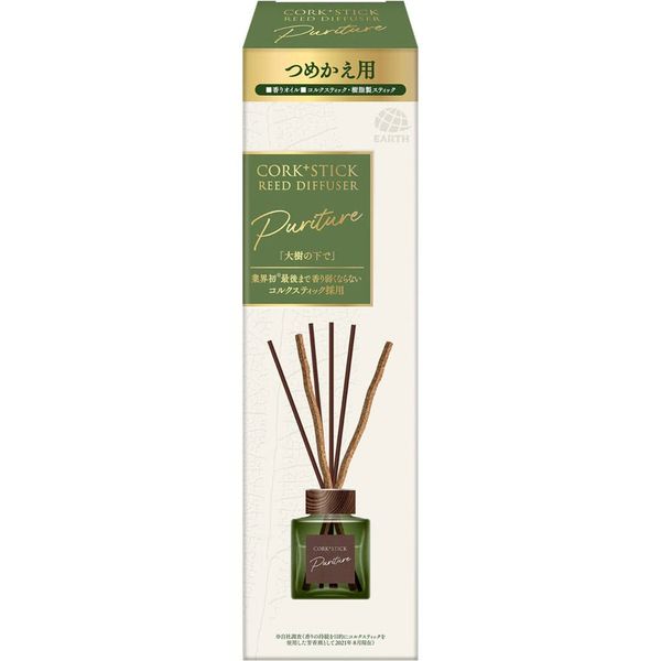 Set of 5: Sukki-ri! CORK + STICK -Puriture- "Under the Great Tree" Refill, 3.4 fl oz (100 ml)