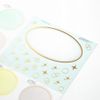 Midori 33247006 Colored Paper with Seal, Translucent, Bifold with Dot Pattern