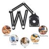 iPobie Angle Template Tool, Multi-Angle Protractor Ruler Angleizer Template Tool, Multifunctional Ruler Angle Measuring Tool (6 Sided)