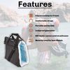 AO Coolers Original Soft Cooler with High-Density Insulation, Black, 12-Can
