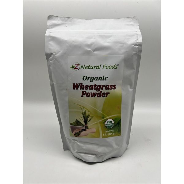 Wheatgrass Powder Organic 1 Pound ZNatural Foods. 1lb.7