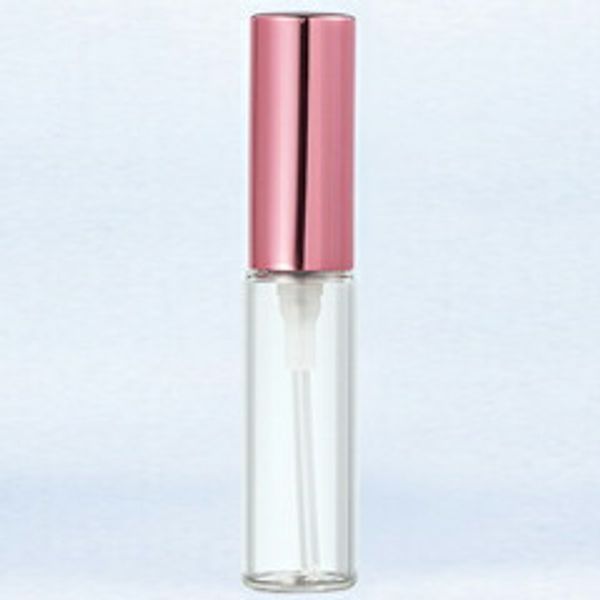 Yamada Atomizer Perfume Glass Atomizer Simple 50252 Clear Bottle/Cap Pink 4ml YAMADA ATOMIZER