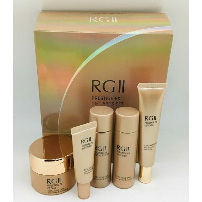 RG II PRESTIGE gift 5pcs set (Anti Wrinkle & Revitalizing) TOTAL AGING CARE -NIB