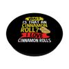 Cinnamon Rolls Recipe Bread Buns Danish Snack PopSockets Swappable PopGrip