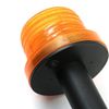 DE-Spark Handheld Emergency LED Solar Powered Strobe Warning Light, Road Construction Cone Traffic Light Flicker Beacon Lamp