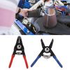Mini Snap Ring Plier Set, Small Circlip Pliers Durable Practical Spring Loaded Universal Sturdy Metal for Internal External Circlips
