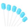 (50 Pack) Disposable Mouth Swabs Sponge - Unflavored & Sterile Oral Swabs Dental Swabsticks for Mouth Cleaning(Contains tooth powder)