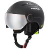 HEAD Unisex Youth MOJO Visor MIPS Ski Helmet, Black, XXS