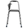 VEVOR Folding Walker Aluminum Mobility Walker Aid with Adjustable Height 350LBS