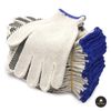EvridWear Cotton Polyester String Knit Work Gloves With One Side Dots, 12 Pairs