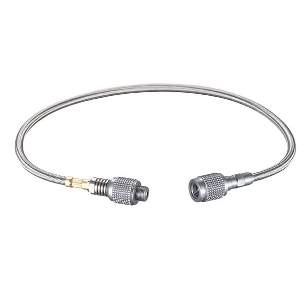 Campingmoon Multi-Function Gas Hose for EN417 Lindal Valve Screw-on Type Canister and Device 50CM
