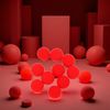 10 Pcs Red Magic Sponge Balls, Sponge Balls Soft Tool, Lightweight Mini Magic Street Classical Comedy Trick Props (2.5cm)