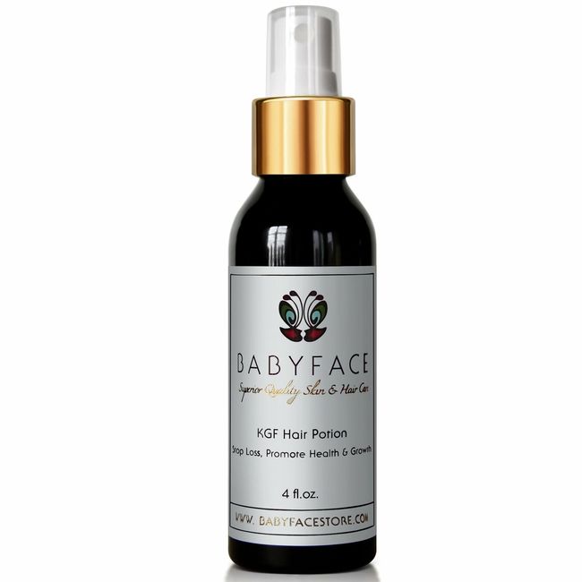 Babyface KGF Hair Potion - Growth Spray Serum, Thinning or Weak Hair, 4 oz.