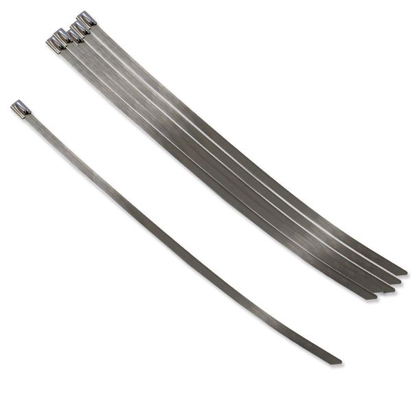 HAWK Flat Steel Wire Cable Ties In 6 Piece Package - TZ86-ST306