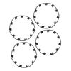 21 Inch Wheel Rim Protector atchHubcap Rim Patch for Performance 2021 2023 (Carbon Pattern Glossy Black) , hub cap