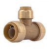 SharkBite U374LF 1 x 1 x 1 Push-Fit Tee Brass 200 PSI