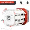  Linkable 150W LED Temporary Work Light 5000K Construction Job Site Plug & Play