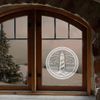 Medium 210mm 'Lighthouse and Rope' Clear Static Window Cling Sticker/Decal (White) (WC00108115)