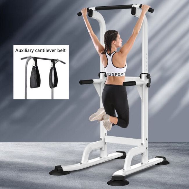 Chinning dipping Chinning dipping machine Pull-up bar Chinning dipping Household iron bar Indoor pull-up bar Household parallel adjustable rack squat, 01 balck belt