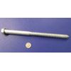 Galvanized Hex Head Lag Screw 5/8" Threads x 10.0" Length, 3 pcs