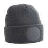 Beechfield - Circular Patch Beanie - Elegant Design - Classic Red