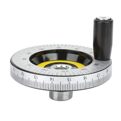 Garosa Precision Milling Hand Wheel 10x80mm Durable Round Handwheel with Scale - Adjustable Hand Crank for Lathe Milling Machine Grinders - Heavy Duty Machinery Accessory