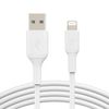 Belkin Lightning/USB-C cable 1 m PVC, cert. mfi, white