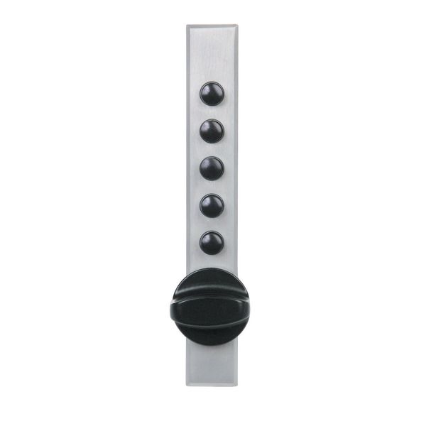 Simplex Kaba C9602-26D-41 Cabinet Lock, Satin Chrome, Keypad, Combination Lock, Single Access Code