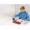 FABER-CASTELL 201203 - Kinder Malschürze, blau, Einheitsgröße, 1 Stück