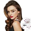 Face Gems Glitter, 6 Sheets Festival Face Stickers Self-Adhesive Face Crystal Rhinestone Stickers Temporary Tattoos for Face Eyes Body