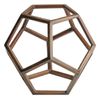 Da Vinci Platonic Dodecahedron 3D Geometric Model 5" Polyhedron Interior Accent