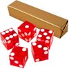 5 x Perfect 19MM Precision Casino Dice/Craps (red)